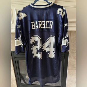 Reebok NFL On Field Jersey Dallas Cowboys Marion Barber #24 Blue Size Medium